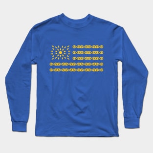 Ray-Spangled Banner (Horizontal) Long Sleeve T-Shirt